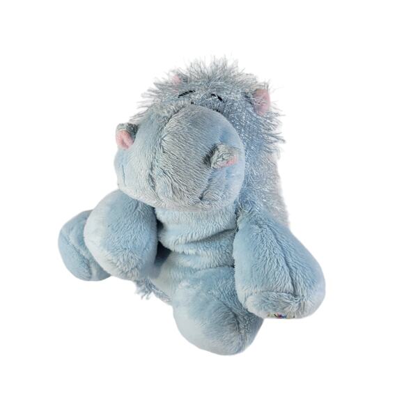 Webkinz Blue Hippo Plush Ganz Stuffed Animal No Code Hippopotamus - Picture 16 of 16